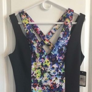 NWT Guess watercolor block dress, size 12